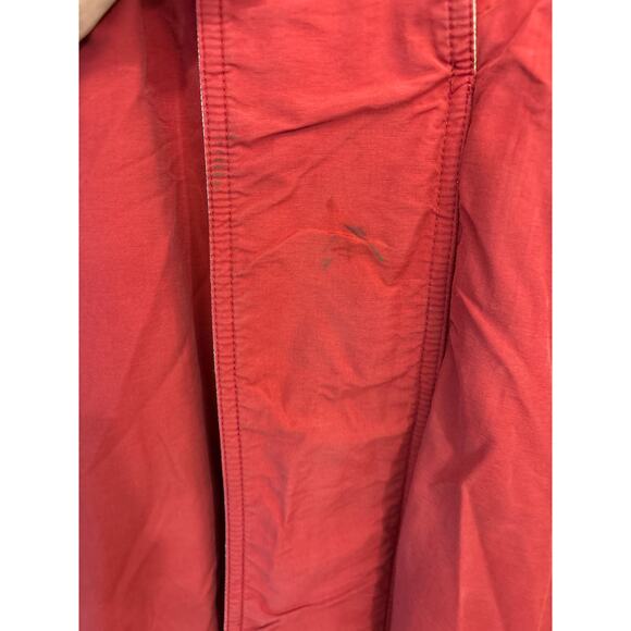 Vtg 80s/90s Cutter & Buck Red bomber jacket, retro outdoors, pockets snaps - Picture 5 of 8